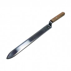 Нож пчеловодный15 280 мм c с нижней и верхней заточкой, деревянная ручка нерж.