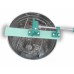 Медогонка 2-х рамочная, Малютка (корзина нержавеющая, клапан пластик, редуктор металл) (545Ф)