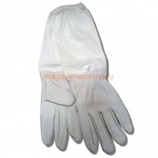 Перчатки защитные Superskin из натуральной кожи с нарукавниками 