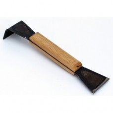 Стамеска стальная чёрная ручка деревянная 200 мм